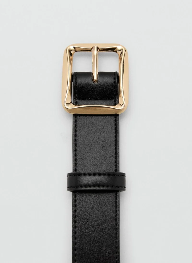 MANGO  Square buckle belt for Women | Best Price UAE